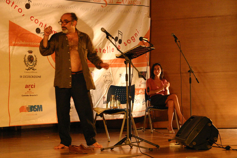 Jazz On The Road Festival 2006 - 28 LUGLIO - HABER legge BUKOWSKI Fotografie di Marco Zanardelli